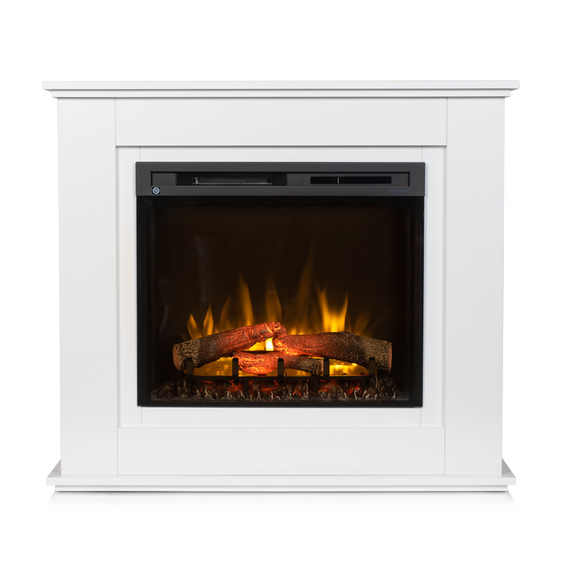 Електрокамін OptiFlame Asti Max білий, фото 1