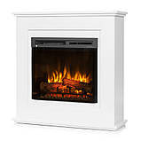 Електрокамін OptiFlame Asti внесок 23" XHD White, фото 3