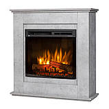 Електрокамін OptiFlame Asti внесок 23" XHD Beton, фото 3