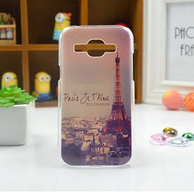 Чохол для Samsung Galaxy J2/ J200 панель накладка з малюнком Париж
