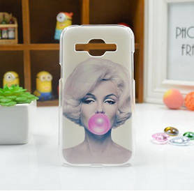 Чохол для Samsung Galaxy J2/ J200 панель накладка з малюнком монро