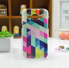 Чохол для Samsung Galaxy J2/ J200 панель накладка з малюнком ромби