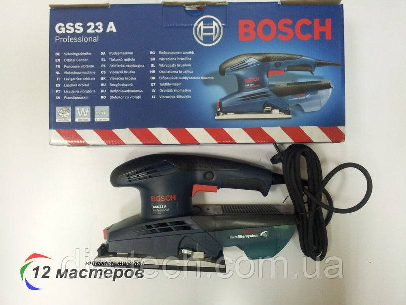 Виброшлифмашина Bosch GSS 23 A Professional - фото 4 - id-p244166684