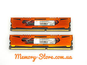 Комплект оперативної пам'яті для ПК 8GB (2x4GB) G. Skill DDR3 2Rx8 PC3-12800 1600MHz, Intel та AMD, б/в