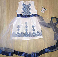 Пошите дитяче плаття для вишивання бісером або нитками Хмаринка №089