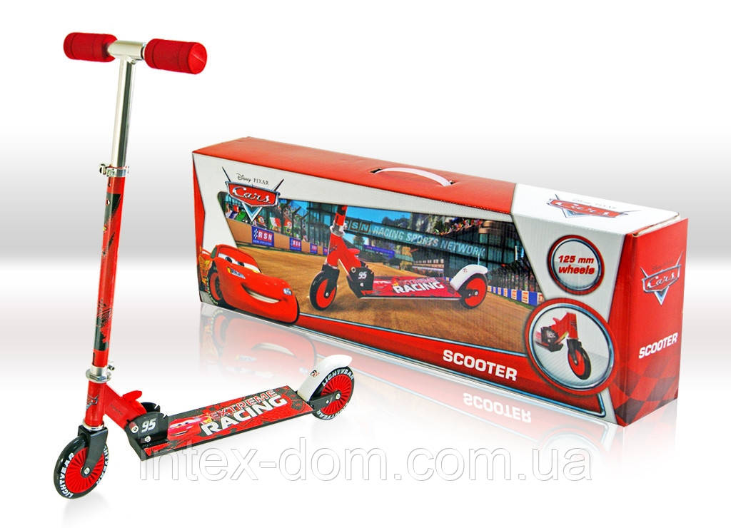 Самокат SD0108 Disney Сагѕ.світло,метал..,2 колеса PVC
