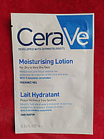 Увлажняющее молочко для сухой и очень сухой кожи лица и тела CeraVe 7 мл