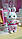 Лялькова дитяча кімната з флаковою фігуркою кролика, фото 2