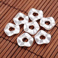 Перли кільце твіст 13х3мм 25 г/≈102 намистини акрилові глянсові УТ100018807