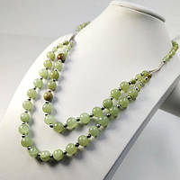 Кольє з Зеленого Онікса 50 см