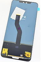 Дисплей (экран) для Huawei P20 Pro CLT-L29 + тачскрин, черный, со шлейфом сканера отпечатка пальца, TFT,