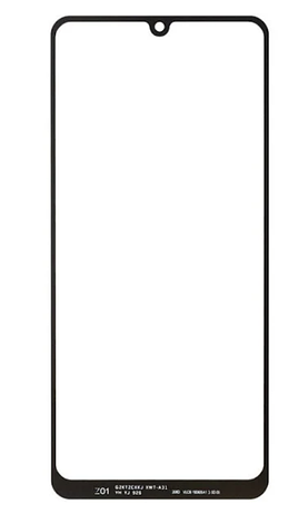 Скло дисплея Samsung A225F Galaxy A22/M225F, для переклеювання, чорне, оригінал (Китай) з олеофобним покриттям, фото 1