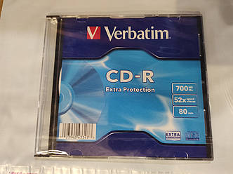 Диск CD-R Verbatim (43415) 700MB 52x Slim, 10 шт. Extra