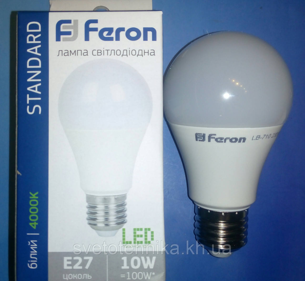 Светодиодная лампа типа А60 Feron LB-700 10W 4000K для общего и декоративного освещения - фото 2 - id-p244188810