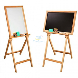 Еко дерев'яний мольберт двосторонній TIA-SPORT
