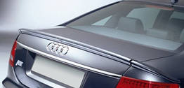 Спойлер для Audi A6 C6 2004-2011 Склопластик (3 частини)