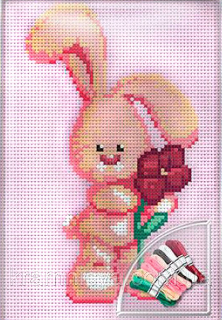 Вышивка крестиком на канве Cross Stitch Зайчик (VKB-01-05) - фото 1 - id-p1544346099