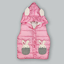 Дитячий костюм трійка "Зайчик" рожевий 92р., фото 2