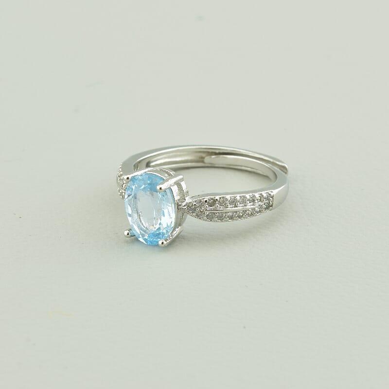 Каблучка Фіаніт (родій), фото 1