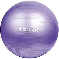 Мяч для фитнеса Toorx Gym Ball 75 cm Purple (AHF-013) Антиразрыв. С насосом