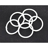 Упаковка силіконових прокладок 100 шт. для алюмінієвої батареї під корки 38 мм*2.5мм