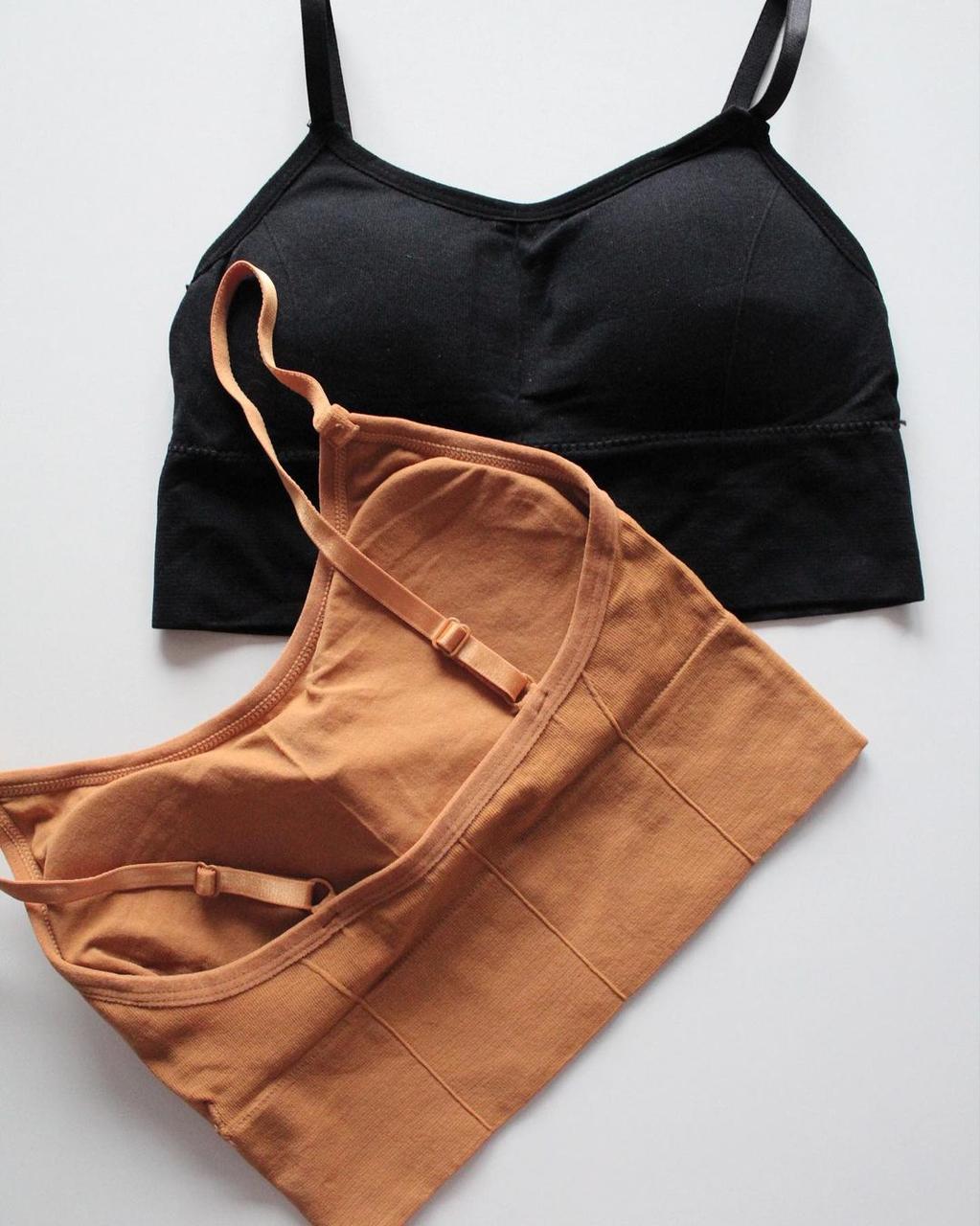 Жіночий базовий топ у різних кольорах (Чашка А-В), фото 1