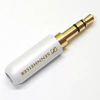 Штекер на кабель Sennheiser 3-pin 3.5mm эмаль Белый, тип А