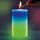 Свічка з воску з підсвіткою Magic Candle 7 color, фото 3