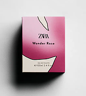 Туалетная вода ZARA Wonder Rose (EDT 100 ml) LIMITED EDITION повреждение картонной упаковки (цена снижена)