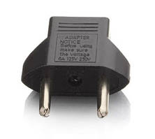 Адаптер в розетку US EU перехідник вилка євровилка