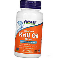 Масло криля Now Krill Oil 500 mg 60 капс омега 3 Жирные кислоты