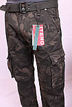 Чоловічі джинси-карго "iteno"камуфляжні. розмір 30-38., фото 10