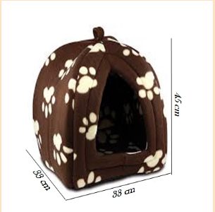 М'який будиночок для собак і кішок Pet Hut White Розмір будиночка: 27*28 Маленький