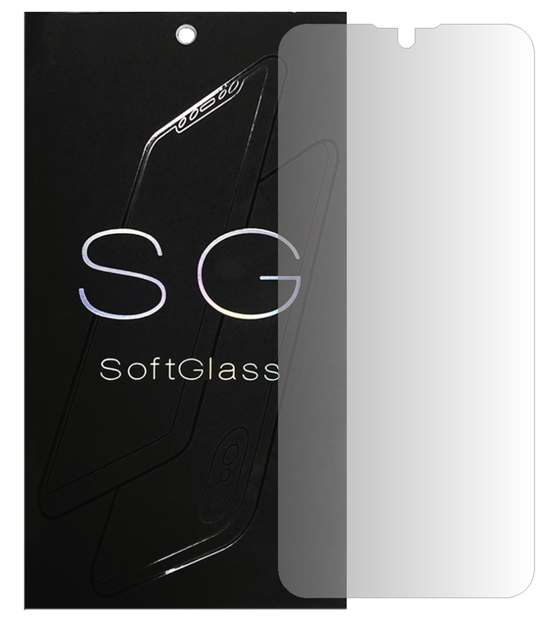 Бронеплівка для Moto G20 на екран зносостійка поліуретанова SoftGlass, фото 1