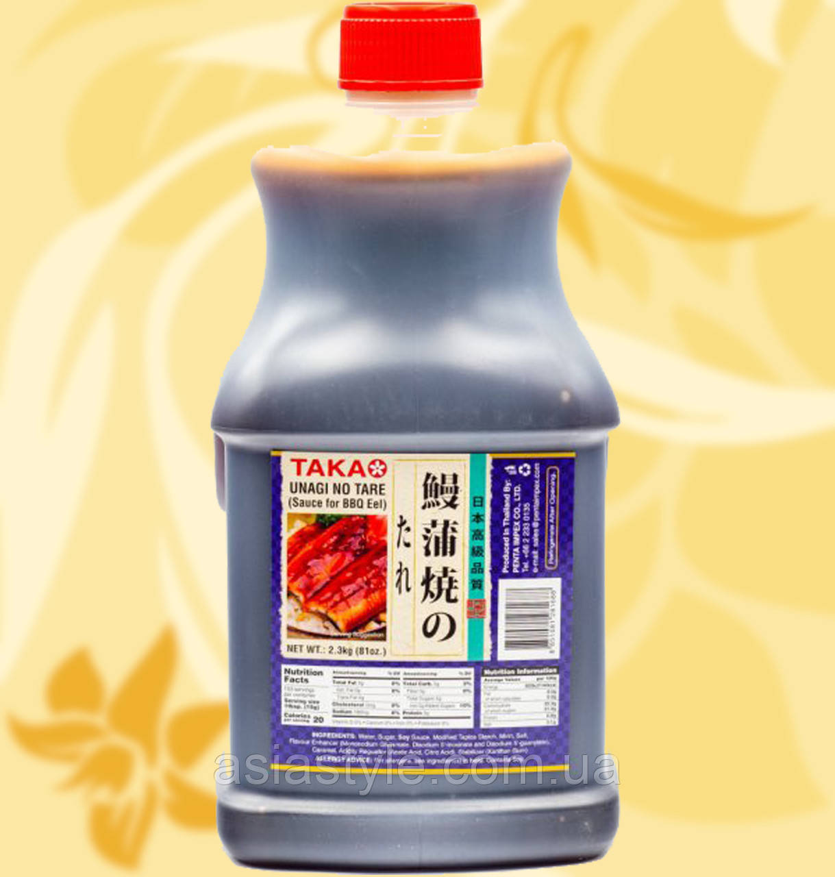 Соус Теріякі, Соус Теріякі, Teriyaki Sauce, Takao, 2.3 кг, Таїланд, ЅаЧ