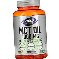 Масло NOW Foods MCT Oil 150 гел капс