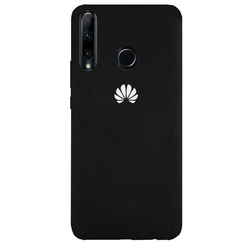Чохол Silicone case Premium для Huawei P Smart Plus 2019 Black (03) чорний, фото 1