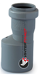 Редукція пряма 50х32 ПП (сіра)