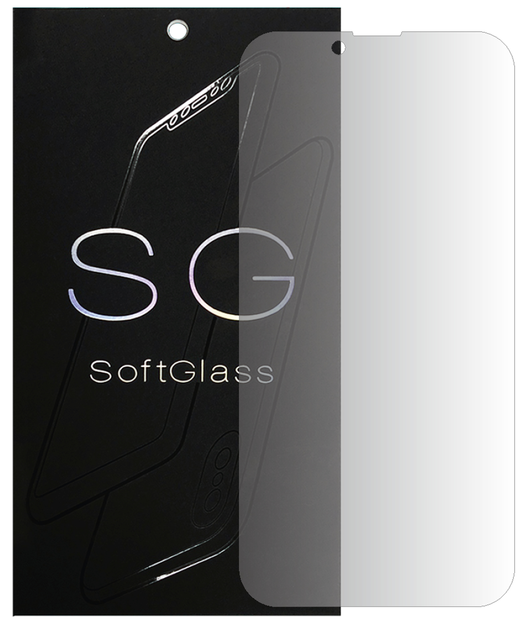 Бронеплівка для Apple iPhone 13 на екран зносостійка поліуретанова SoftGlass, фото 1