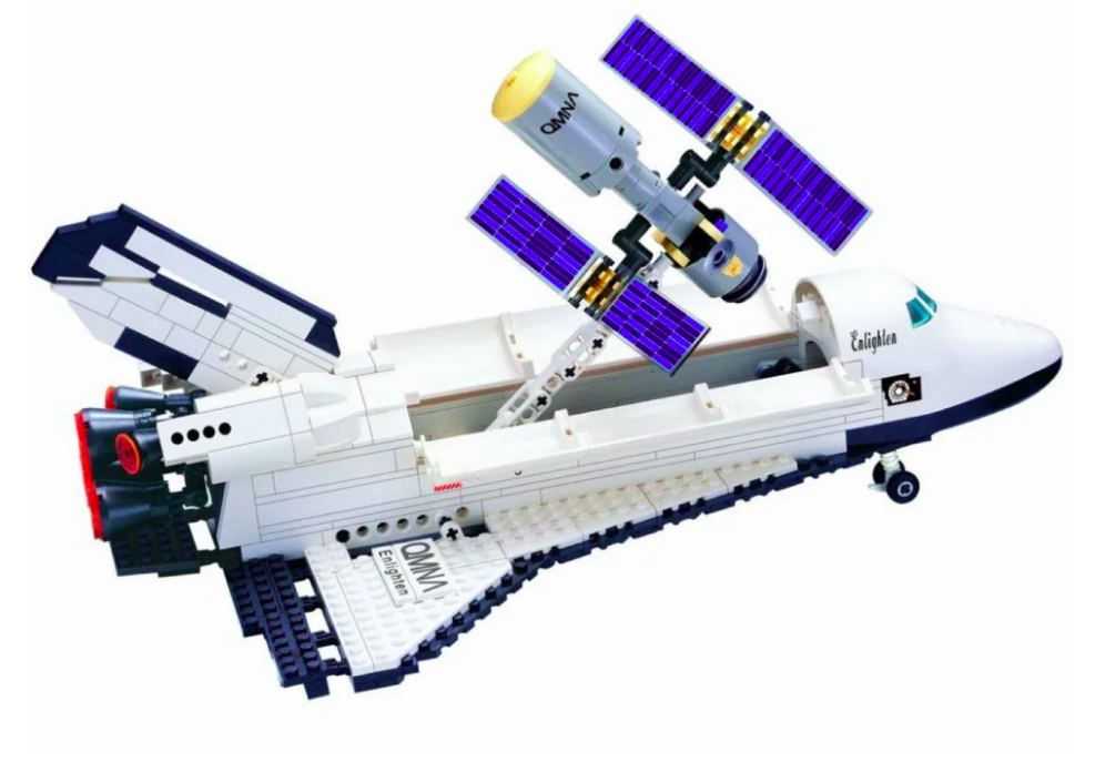 Блочный Конструктор Brick Космический корабль 593 деталей enlighten 6+ 514 - фото 2 - id-p1544491734