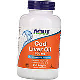 Масло печінки тріски NOW Foods Cod Liver Oil 250 гел капс, фото 5