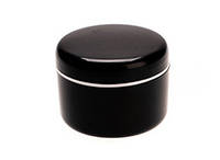 Баночка для крема чёрная 30г баночка герметичная с крышкой банка для сыпучих материалов, косметическая баночка