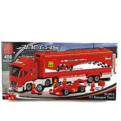 Блоковий Конструктор Brick Червона фура 561 деталей enlighten 6+ 406