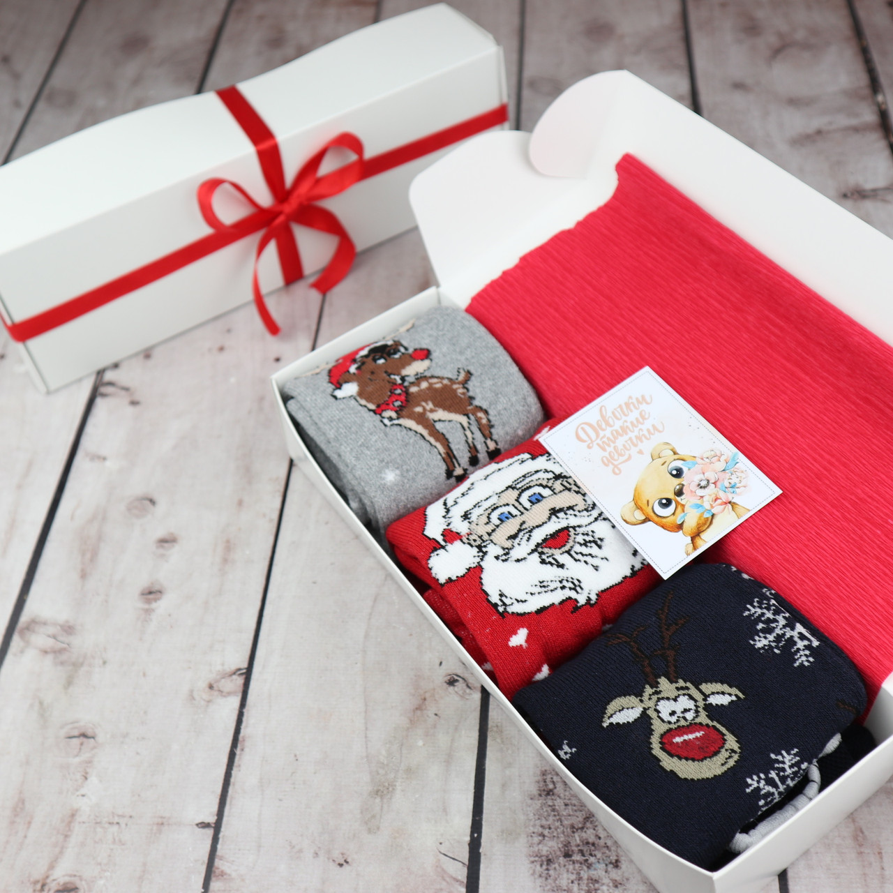 Подарочный набор МАХРОВЫХ носков для девушки на день рожденья новый год св.валентина оригинальный подарок - фото 2 - id-p1544509790