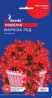 Лобелія Маркіза Ред 0,1 г, GL Seeds