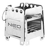 Neo Tools 63-126 Плита туристична, з'єднання за допомогою одного штифта, нержавіюча сталь, висота 16см, вага 0, фото 2