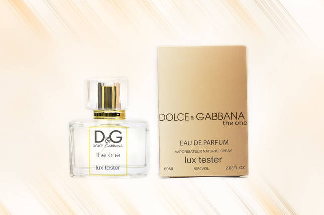 Жіночий LUX тестер Dolce & Gabbana the one 60 мл, фото 1