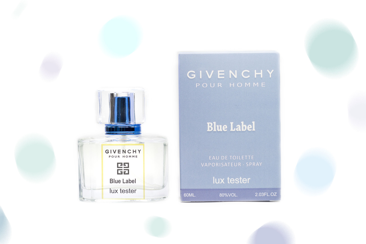 Чоловічий LUX тестер Givenchy Pour Homme Blue Label 60 мл