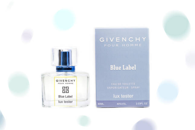 Чоловічий LUX тестер Givenchy Pour Homme Blue Label 60 мл, фото 1