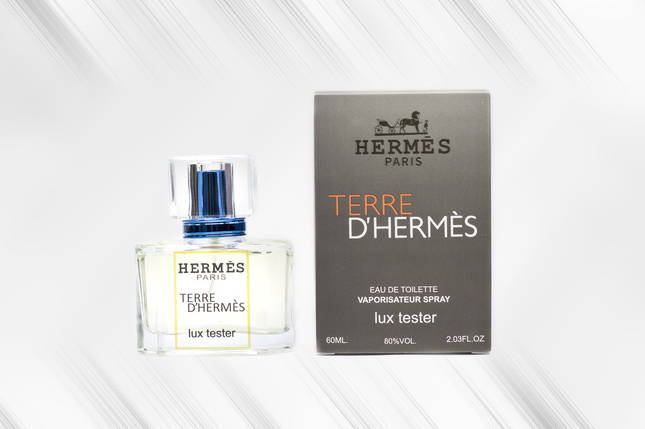 Чоловічий LUX тестер Hermes Terre d'hermes 60 мл, фото 1